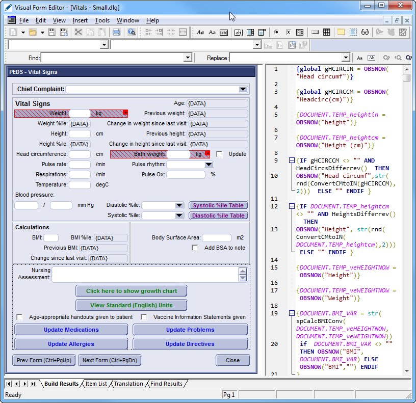 Visual Form Editor GUI